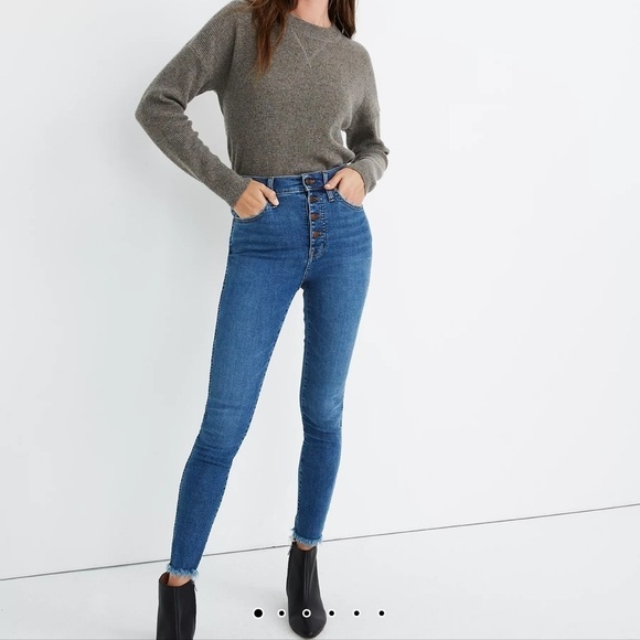 NWT Madewell 10” High Rise Skinny Jeans - Picture 1 of 16